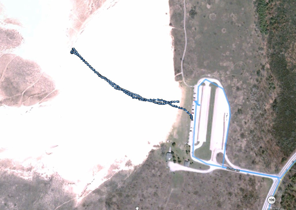 Michigan TC 2010-07 0873.jpg - The dune climb hill. About 100 feet. A good enough work out for us.